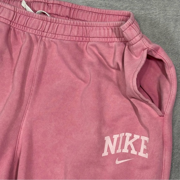 Nike NSW Arch Fleece Joggers Mens XXL Pink Desert Berry Sweatpants Casual Loose - Picture 4 of 13